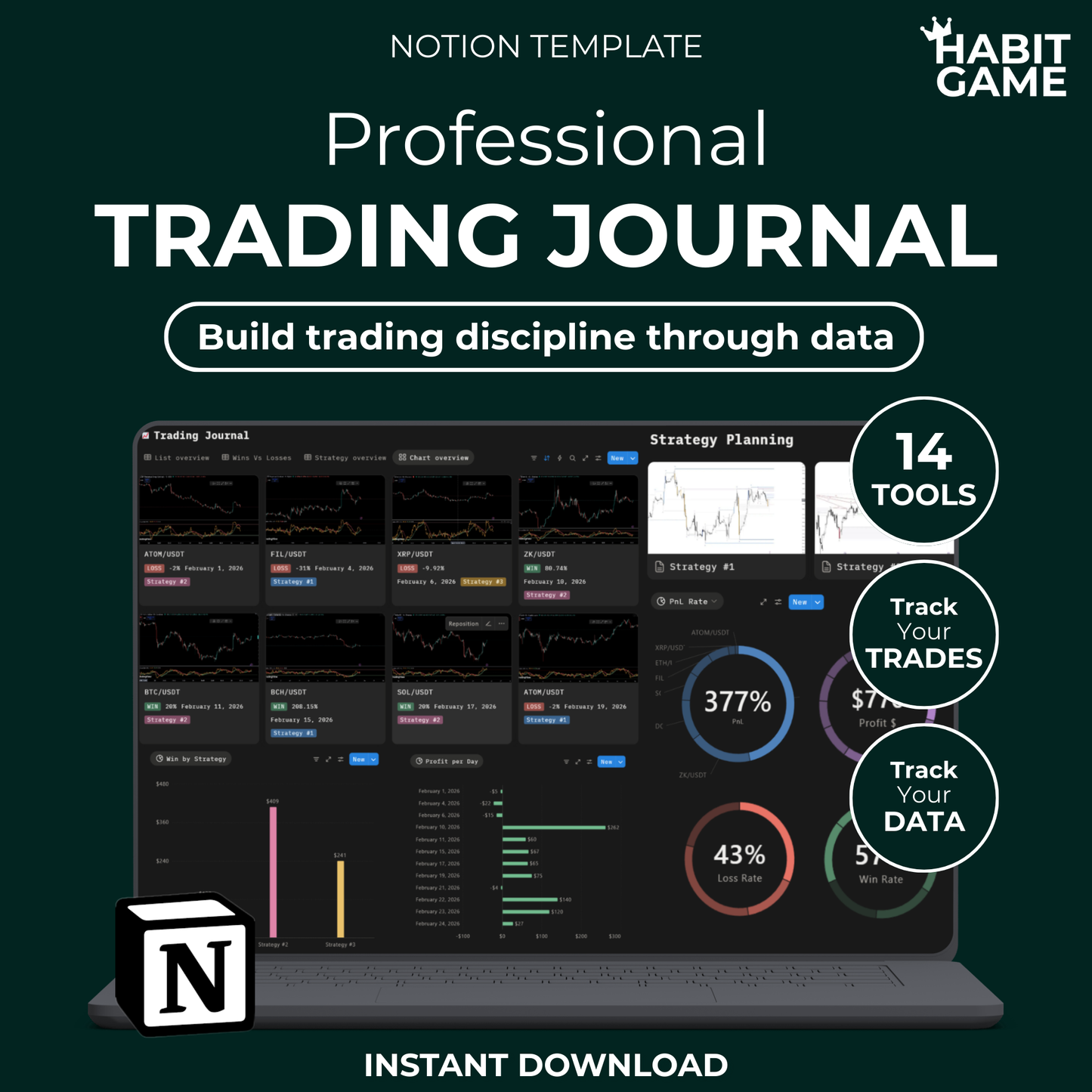Trading Journal for Notion