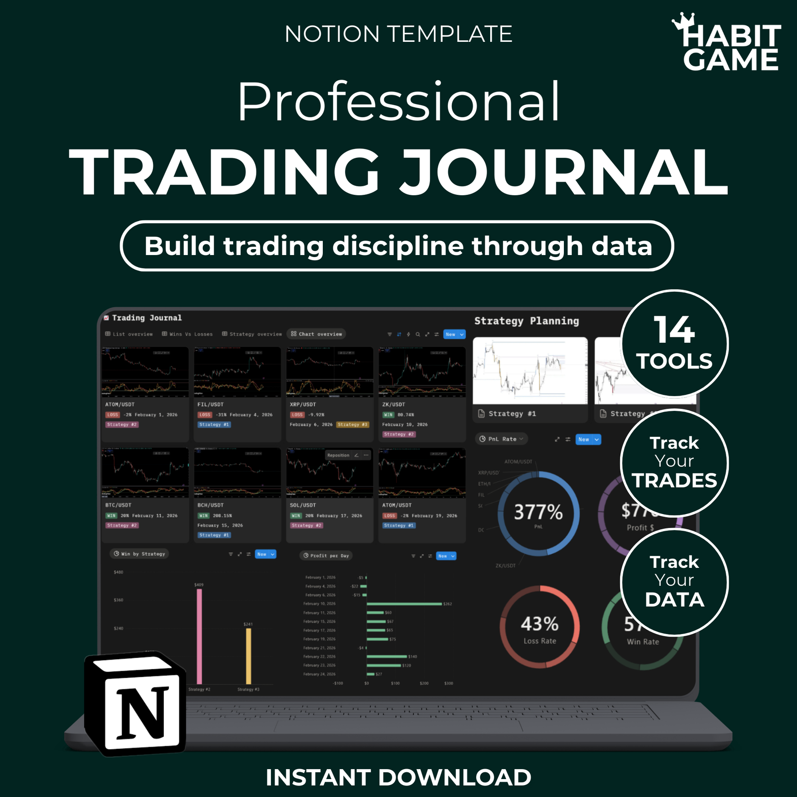 Trading Journal for Notion