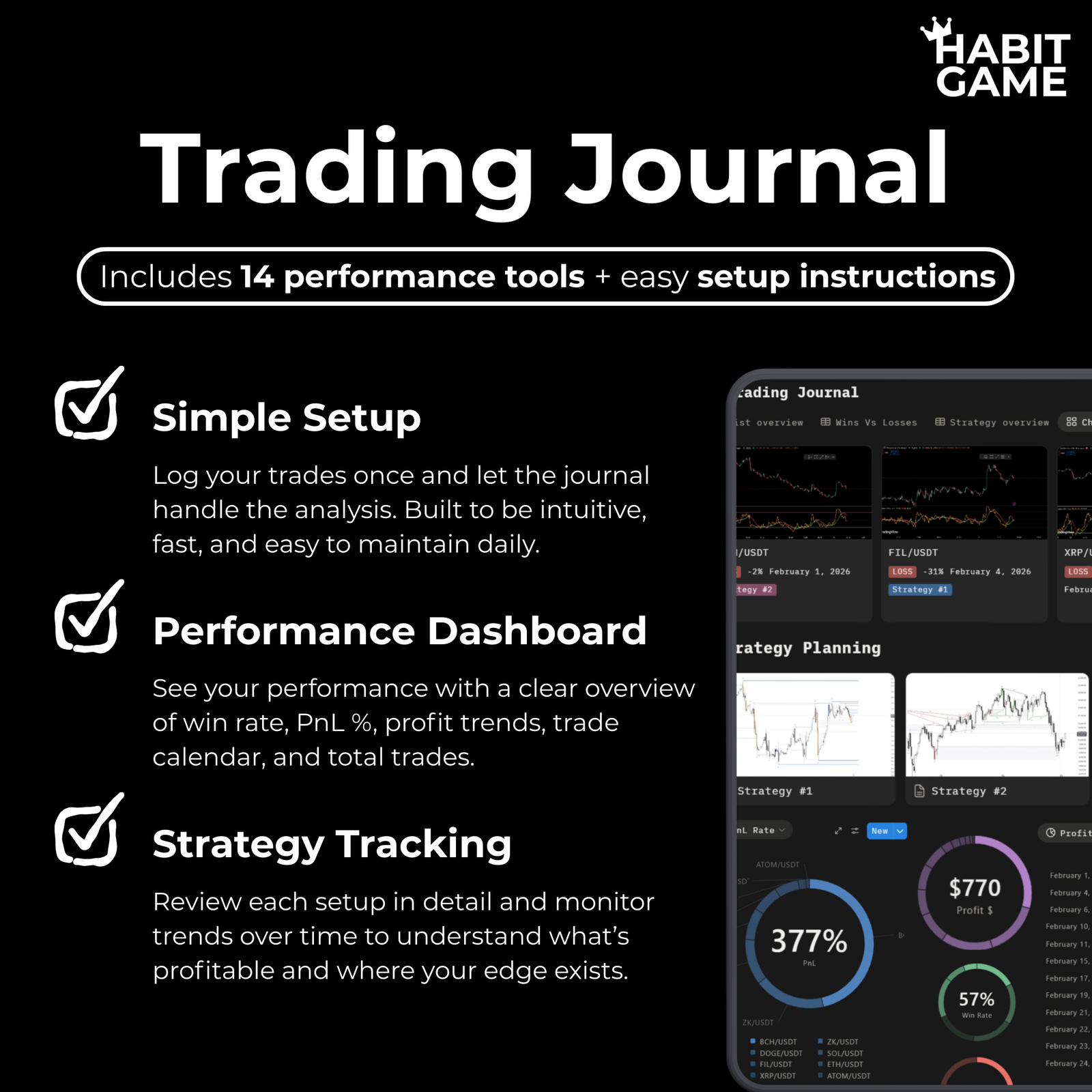 Trading Journal for Notion